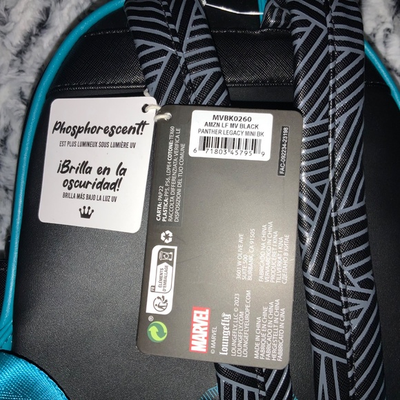 Loungefly Marvel Mini Backpack Black Panther Legacy Wakanda Forever New With Tag